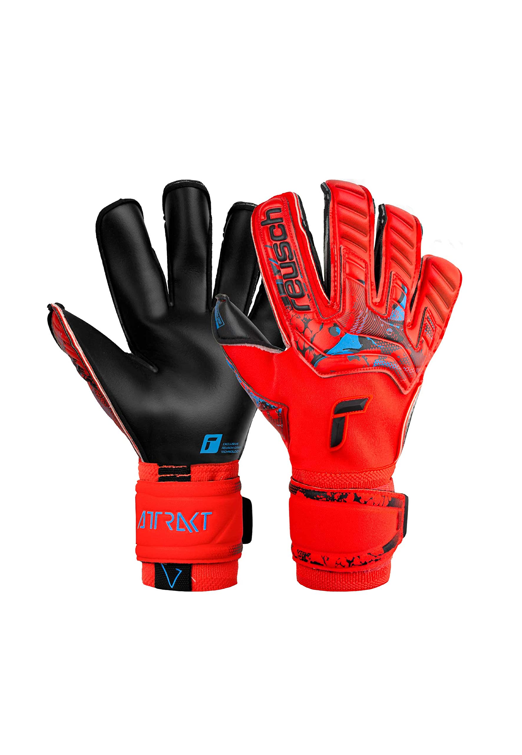Reusch Guanti da Portiere Attrakt Gold X Evolution Cut con Eccellente Presa E Taglio Esterno, Unisex Adulto