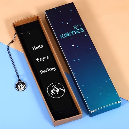 Miniatura 4 de Marcapáginas divertido para mujeres, rellenos de calcetines para mujeres, marcapáginas de Acotar, mercancía Hello Feyre Darling, marcapáginas de