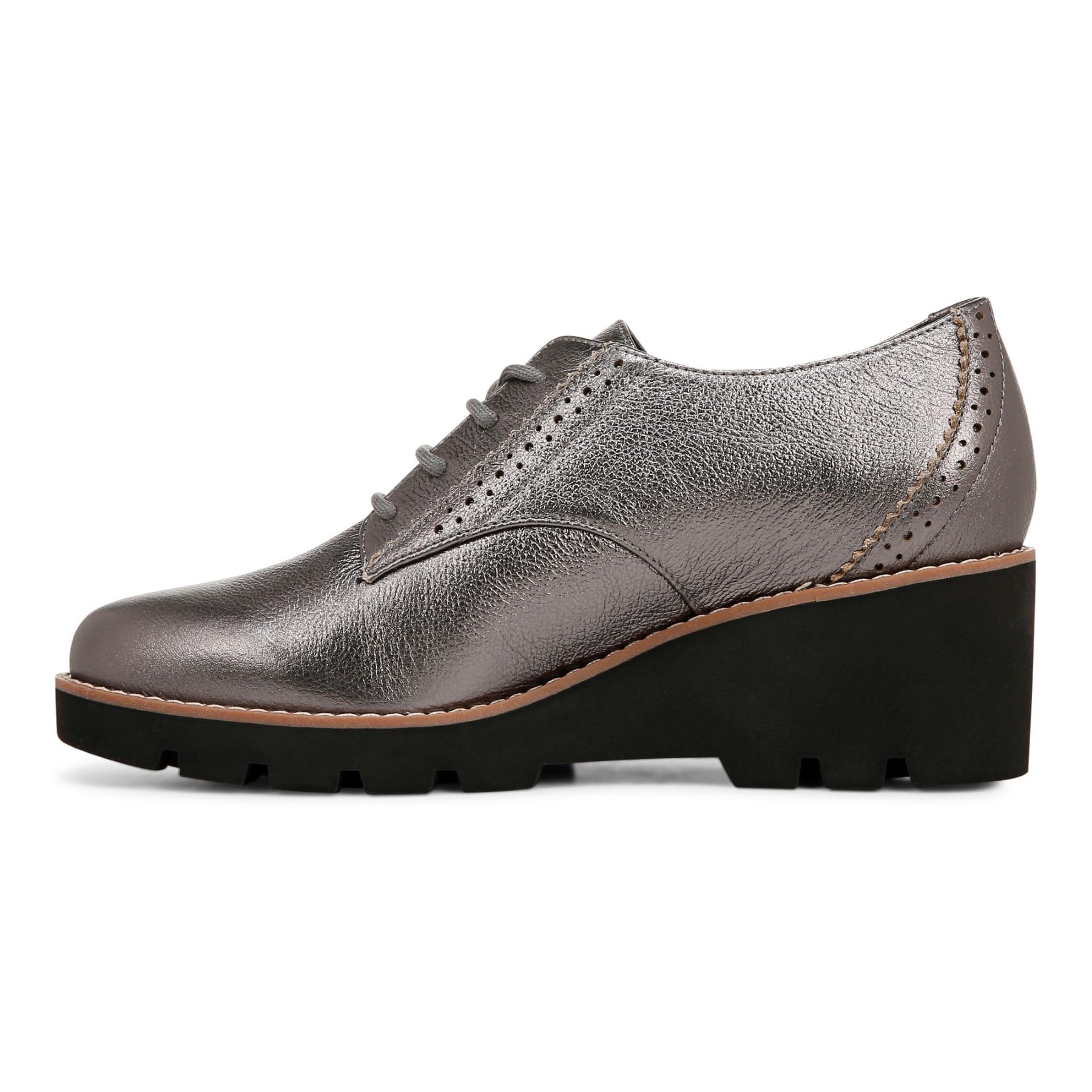 Vionic Anaheim, scarpe da donna con zeppa Oxford Derby