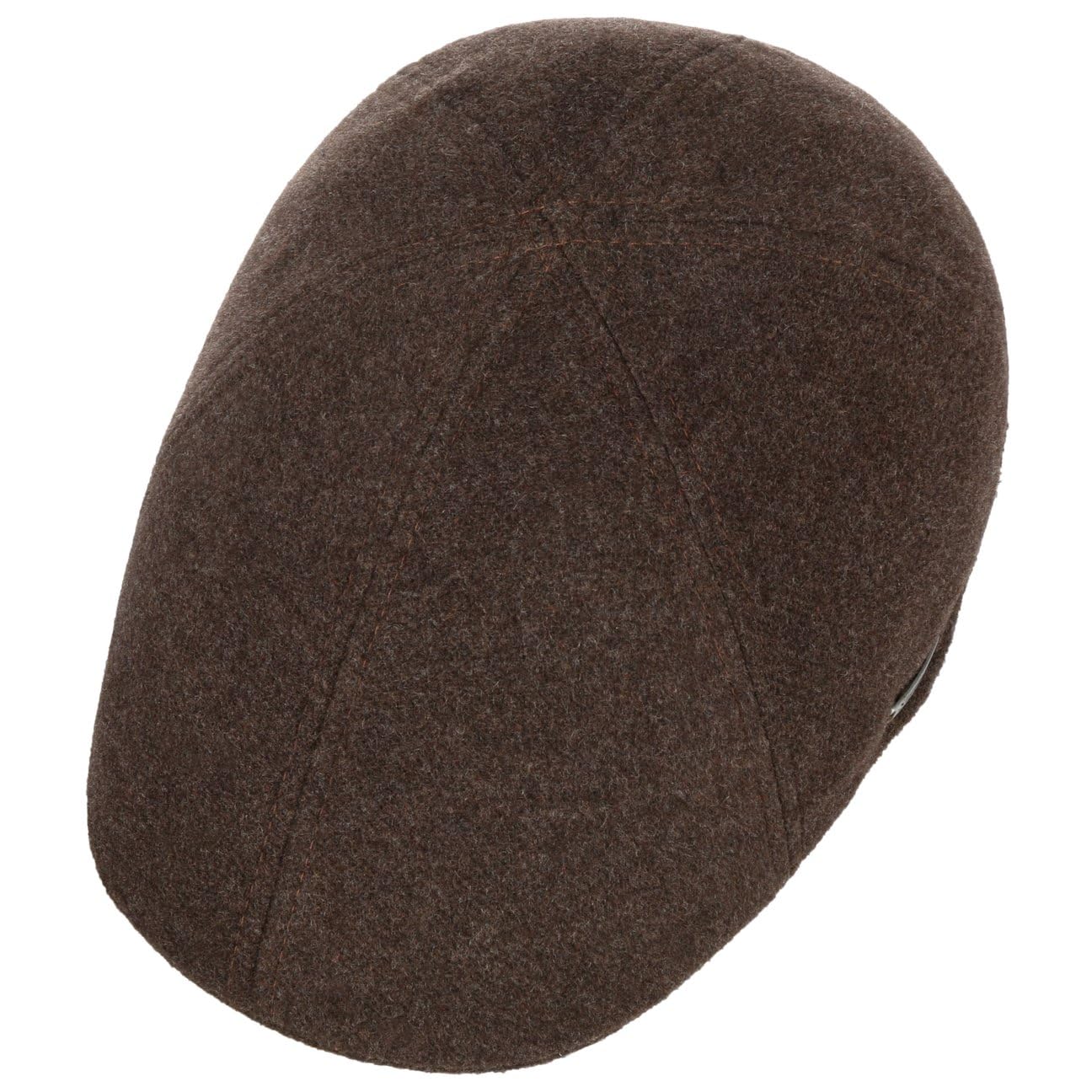 Stetson Texas Wool Gatsby Cap Schirmmütze meliert einfarbig Herren Herbst Winter