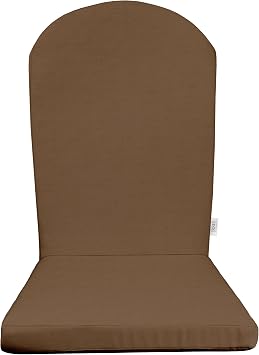 RSH DECOR Sunbrella Foam Adirondack Chair Cushion | 48 x 20 x 2 | Sunbrella Performance Fabric | Water and Fade-Resistant | Outdoor Cushion for Patio Furniture | Play Chestnut Mocha