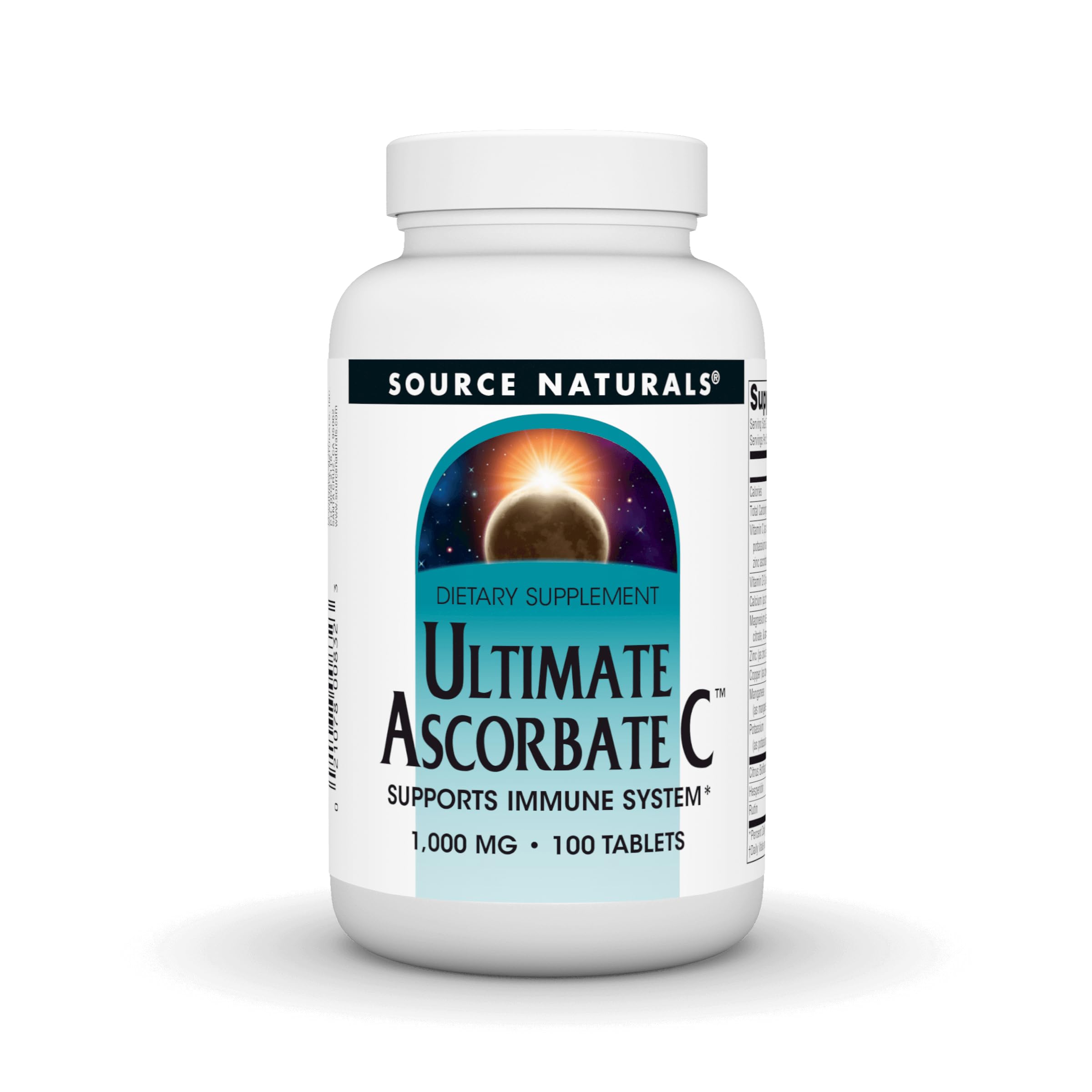 Source Naturals Ultimate Ascorbate - 1000mg - 50 Tablets 100 Count (Pack of 1)
