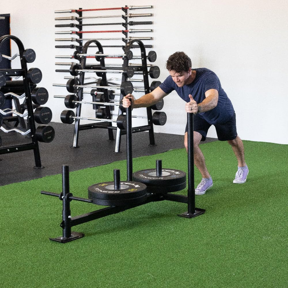 Titan Fitness 3 Pack UHMW Plastic Shoes for High-Low Push-Pull Sled Extra Thick Replacement Skis