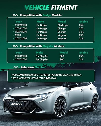 Miniatura 240 de SCITOO Arrancadores Nuevo Ajuste para Nissan Frontier Pickup Xterra 2002 2003 2004 3.3L 17859