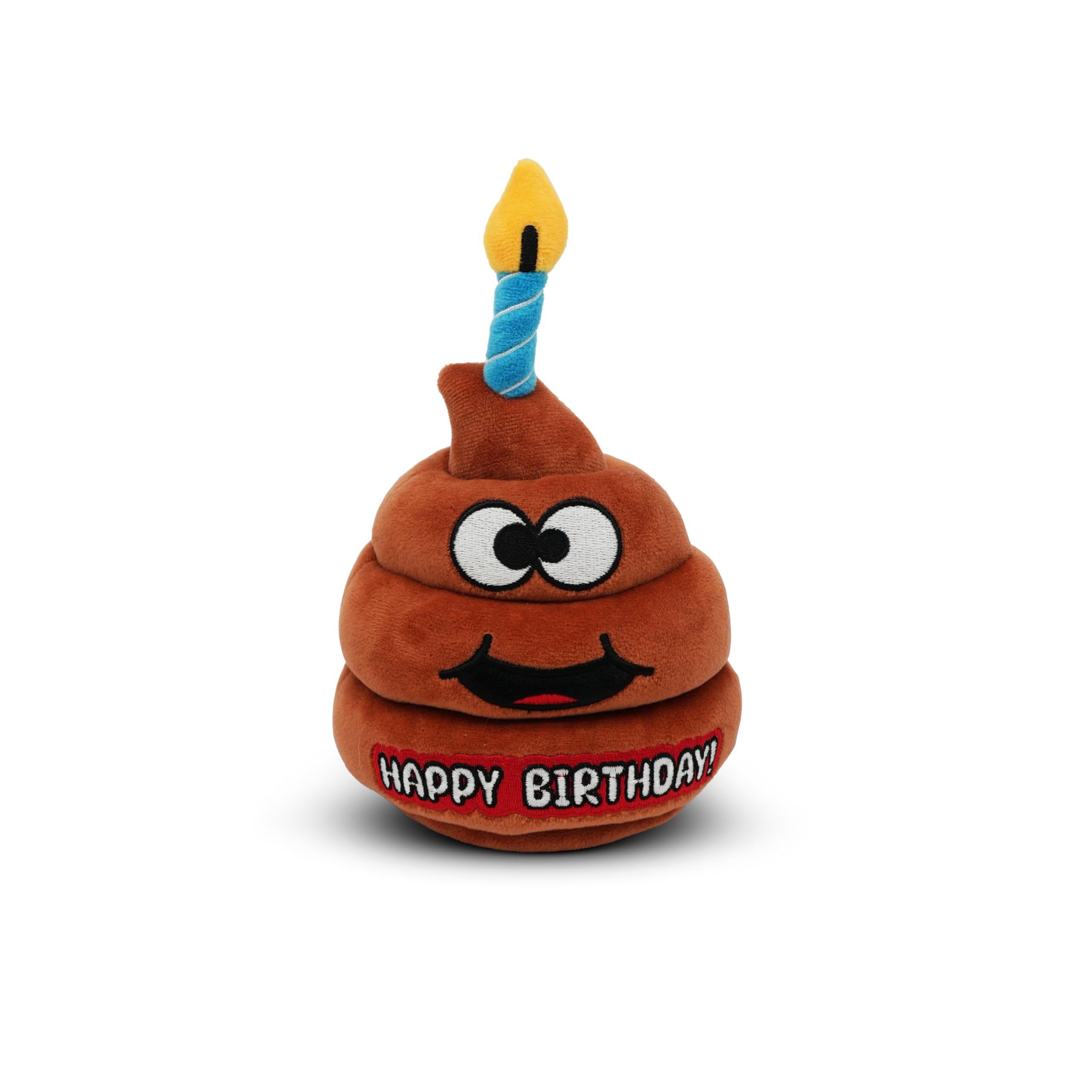 Farting Poop Plush Toy – Funny Birthday Gift that Plays 'Happy Birthday' – Cute and Hilarious Gag Toy for Kids, Adults, and Party Laughs