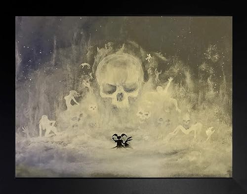 Buyartforless IF EDC409 - Lienzo decorativo (9.4 x 7.1in, 1,25"), color blanco