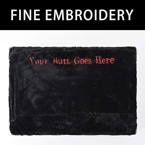 Miniatura 14 de Puf para adultos y niños sin relleno, funda redonda suave de gran tamaño para puf gigante, sillón de descanso, sofá perezoso, almacenamiento de Azul