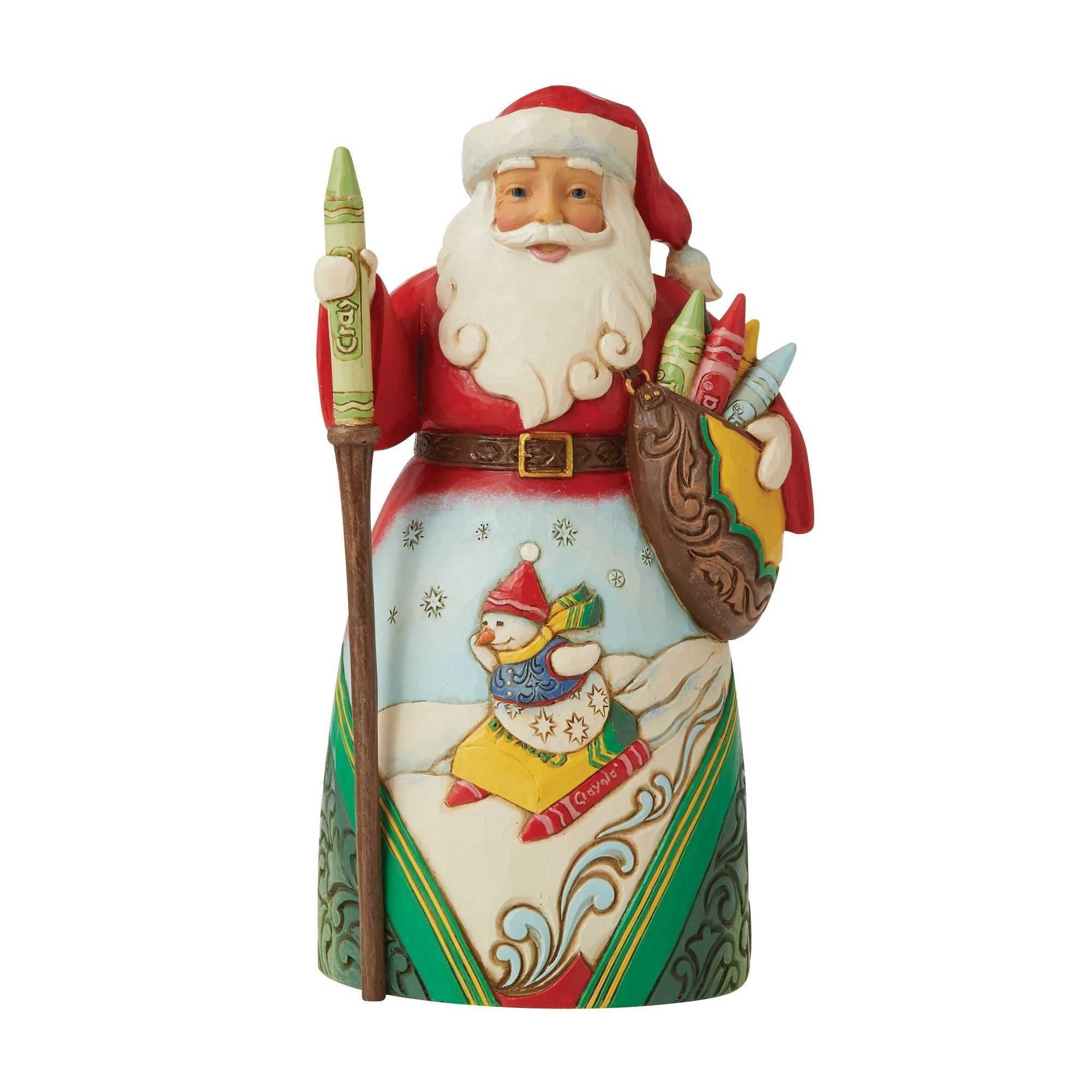Père Noël Crayola par Jim Shore Enesco ravivera vos précieux souvenirs d'enfance