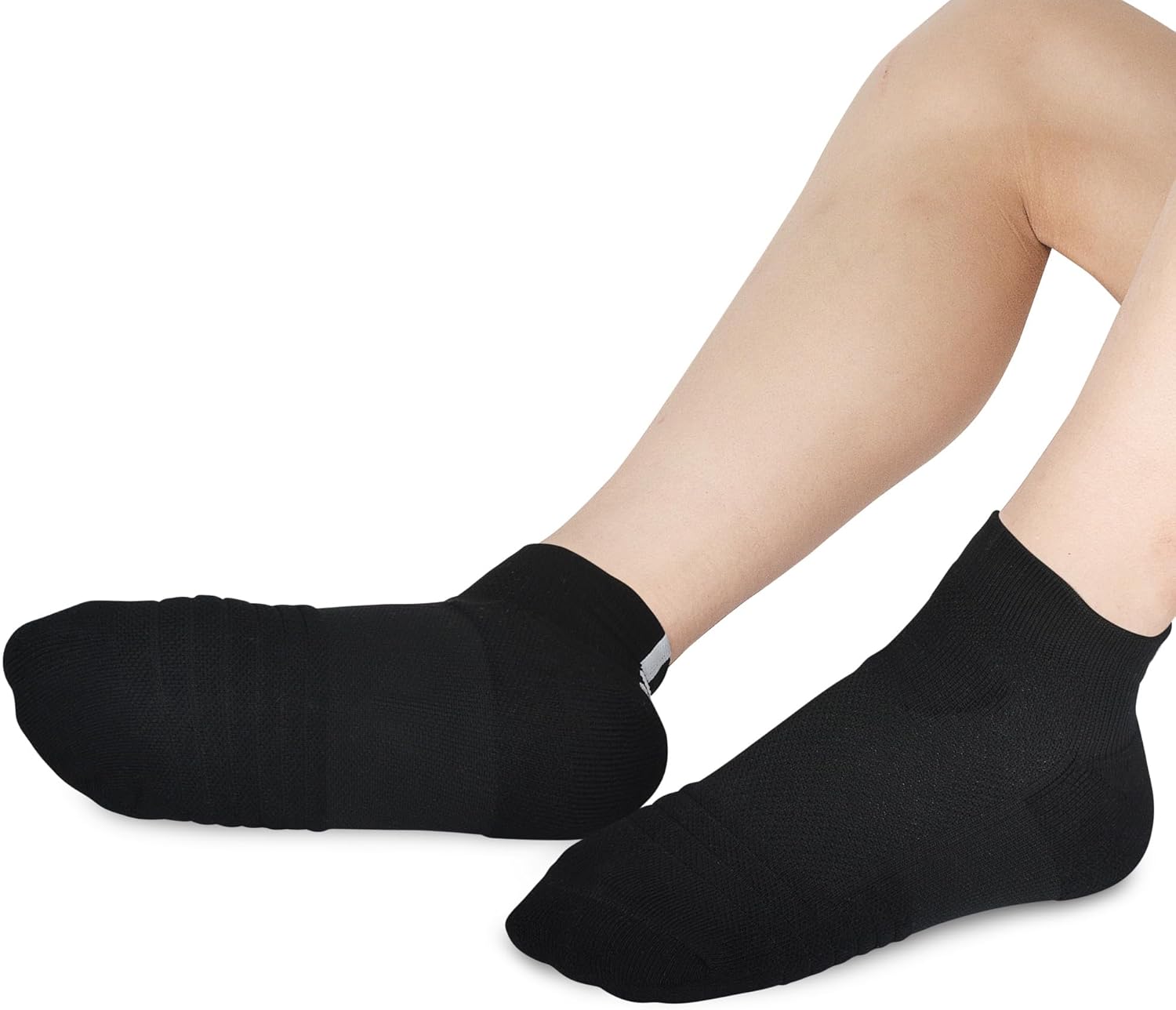 Ankle Socks Athletic Running Low Cut Cushioned Anti-Blister Tab Sports Socks for Men Women 6 Pairs - Image 6