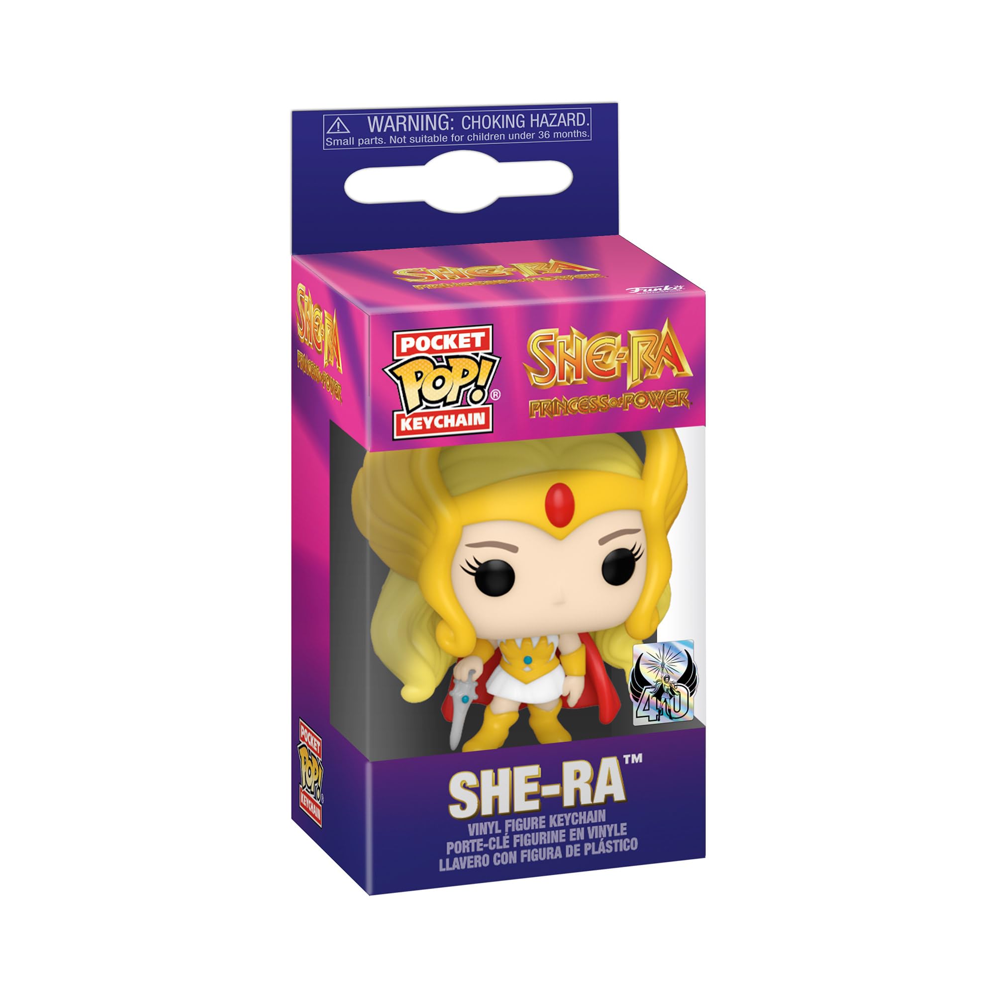 Funko POP! Keychain: She-Ra, She-Ra, Masters of The Universe, Novelty Keyring, Collectable Vinyl Mini Figure, Stocking Filler - Image 2