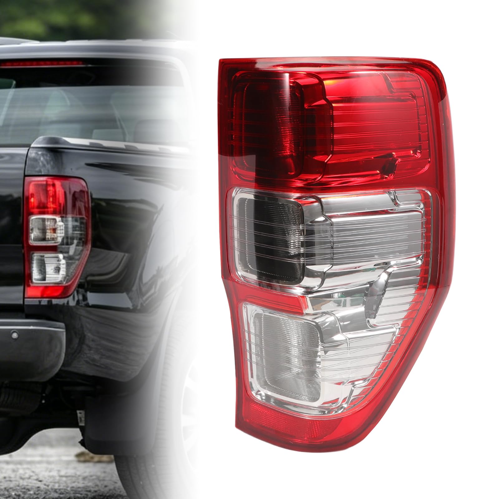 Faro Trasero Derecho para Ford Ranger T6 PX MK1 MK2 MK3 2011-2022 Piloto Trasero Luz Trasera MontajeLado del Acompañante