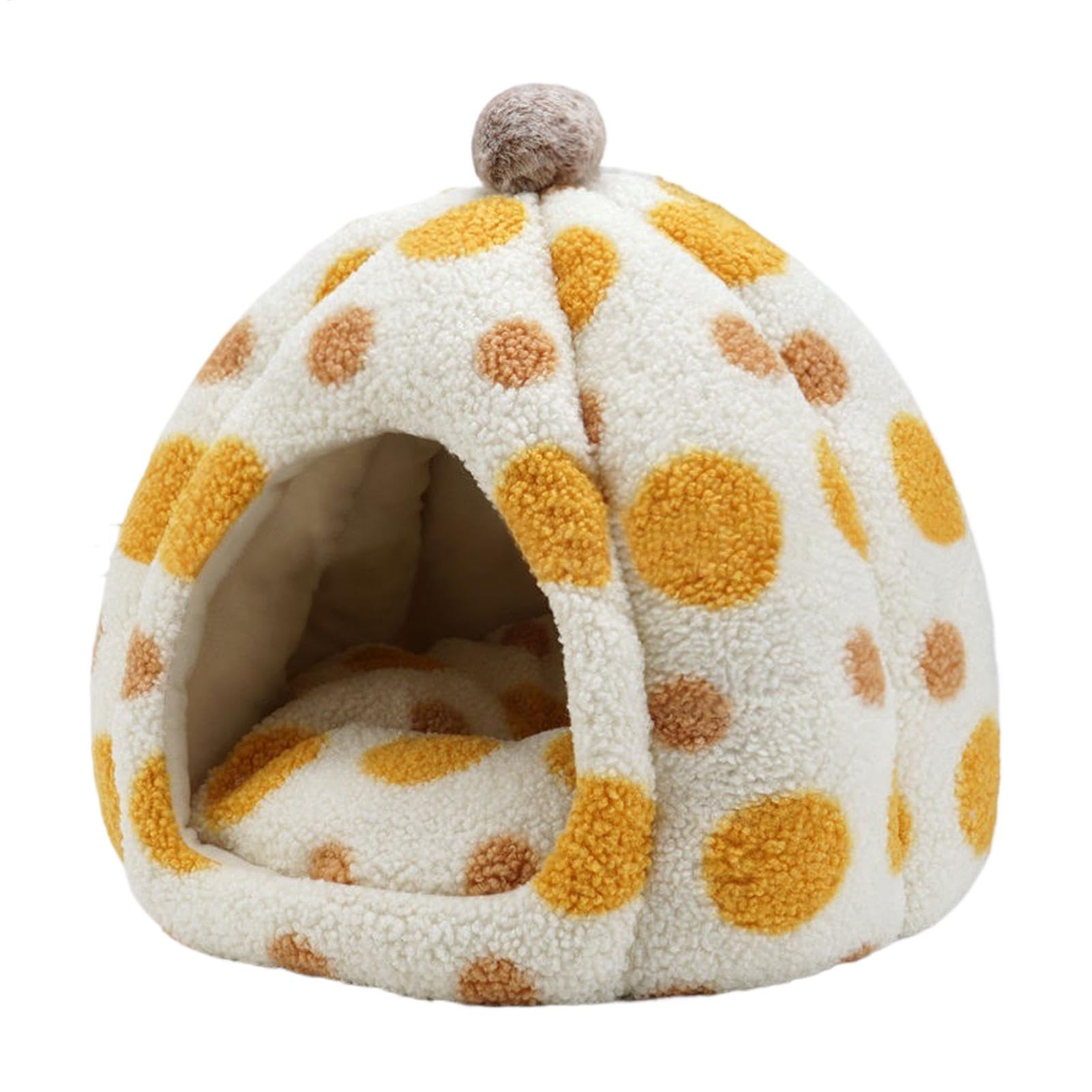 Cuccia Per Gatti Forma a Cupola Impermeabile al Freddo e Riscaldata