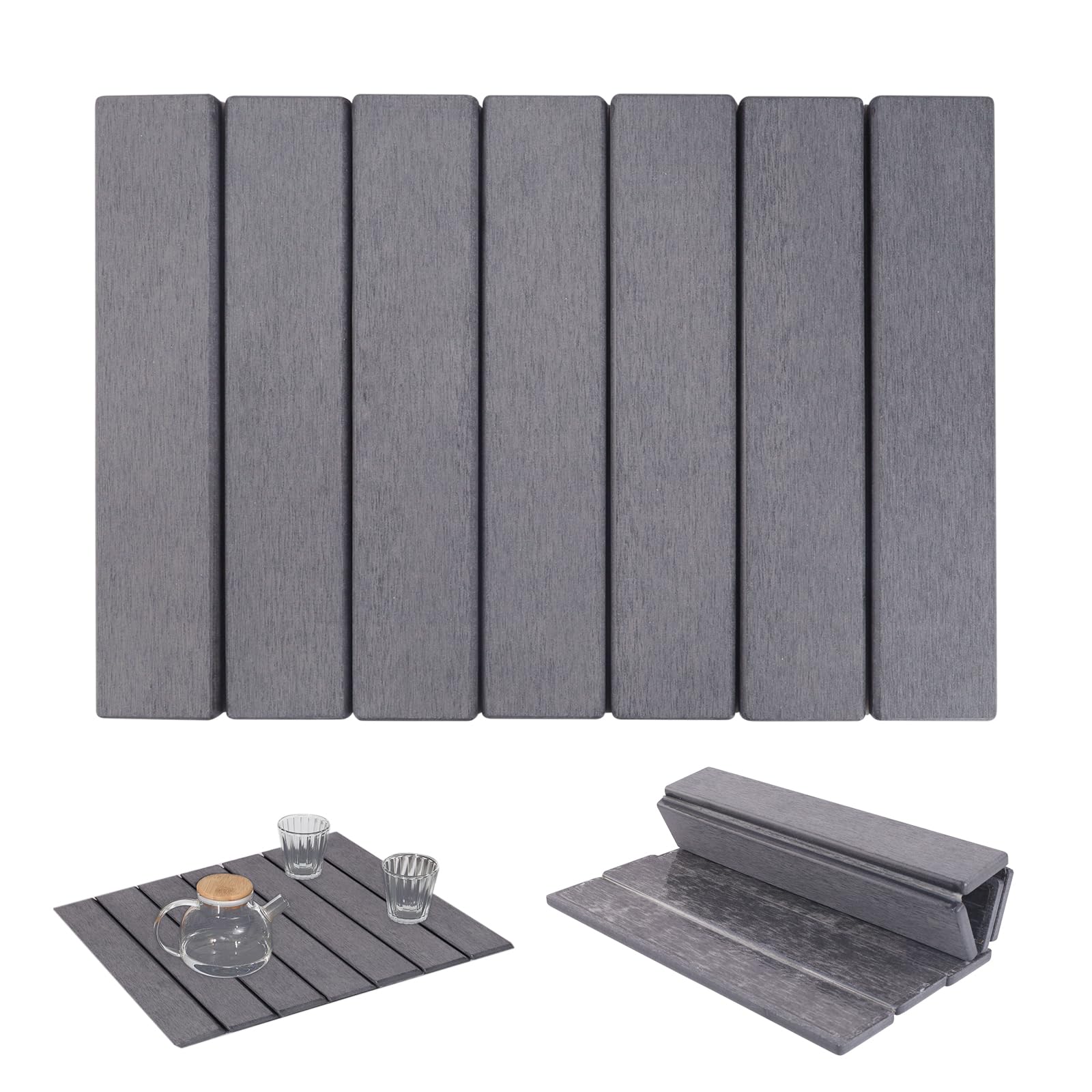 Stone Drying Mat Kitchen, Quick Dry Stone Mat Kitchen 40 X 30 Cm, Foldable Dish Drying Mat Drying Mat for Kitchen Counter for Kitchen Counter Tableware