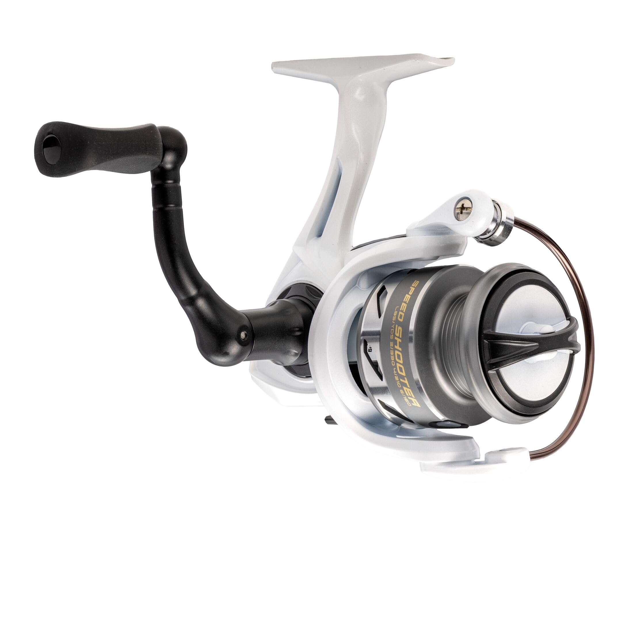 Lew's Wally Marshall Speed Shooter Spinning Reel, Size 75 Fishing Reel, 5.0:1 Gear Ratio, 3+1 Bearings (Clam Packaging)