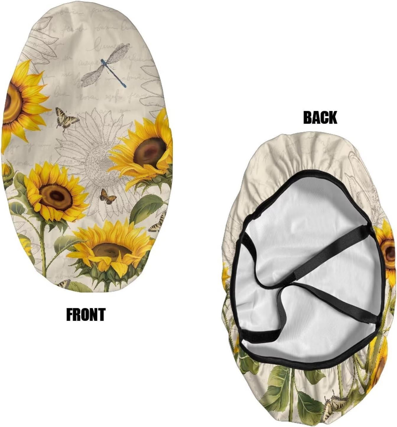 14 x 24 Inch Mini Ironing Board Cover Dragonfly Sunflower Iron Board Cover with Padding Household Essentials (Board not Included)