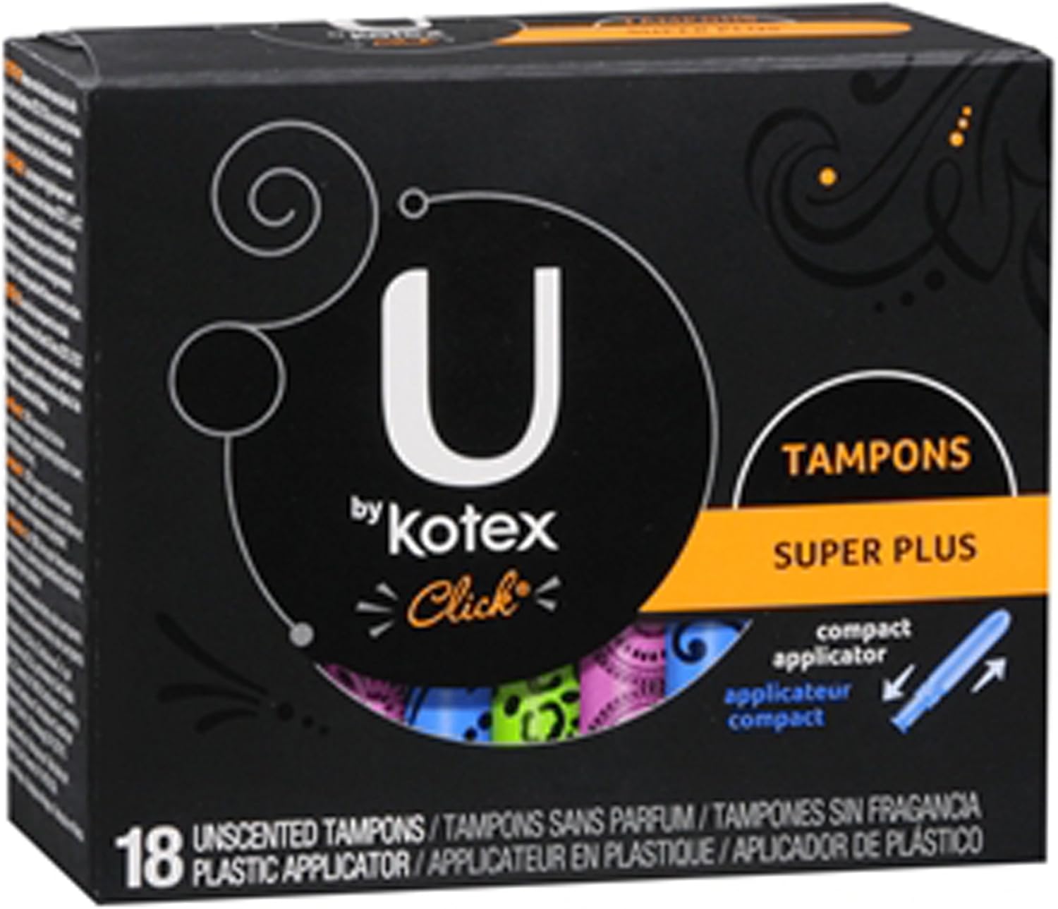 Amazon Com U By Kotex Click Super Plus Tampons Health Household