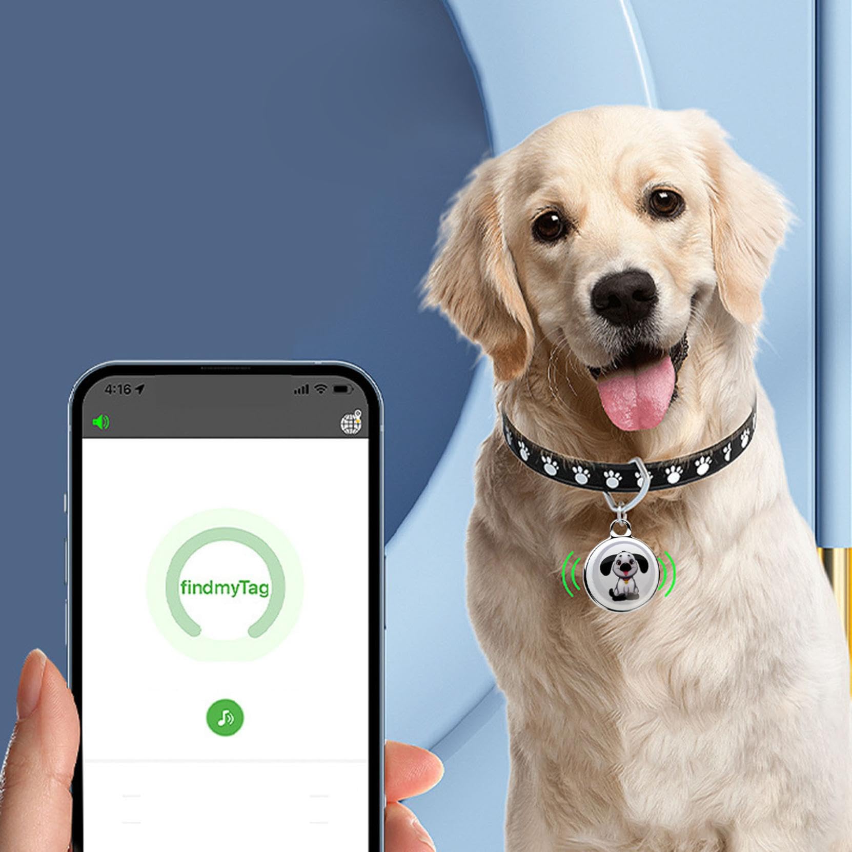 Mini localizzatori GPS per cani e gatti carini, nessun canone mensile, compatibile con iOS/Android, dispositivi di localizzazione in tutto il mondo per animali domestici o bagagli, dispositivi