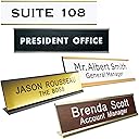 Personalized Name Plate With Wall Or Desk Holder Customized Engraving 2x8