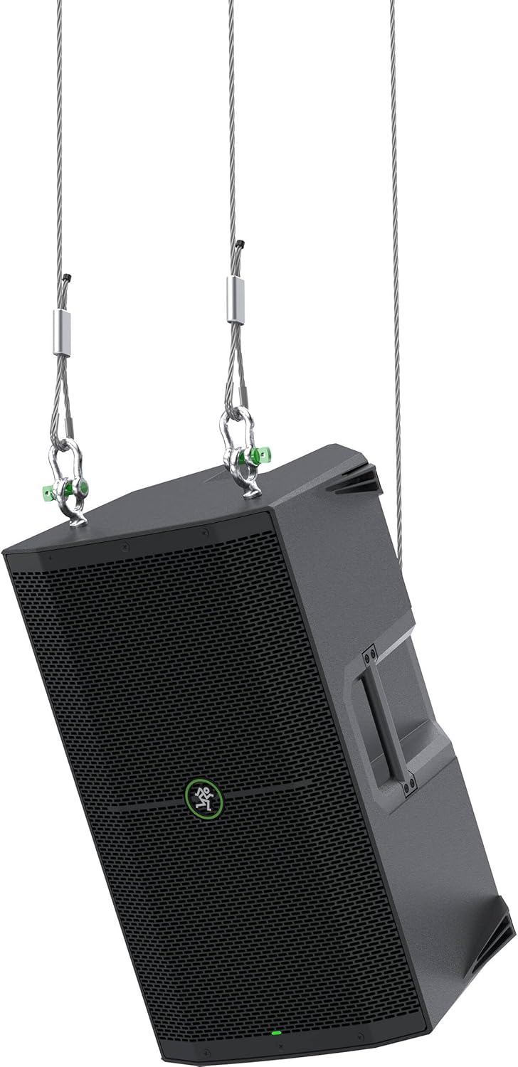 Thump 212XT 12" 1400W Enhanced Powered Loudspeaker Pair with On-Stage Stands SSP7900 Aluminum Speaker Stand Pack, XLR Cables and StreamEye Polishing Cloth