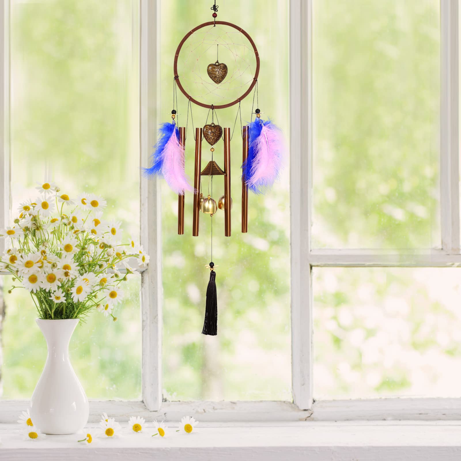 Campanas De Viento Para Sala De Estar, Ganchos Colgantes De Tono
