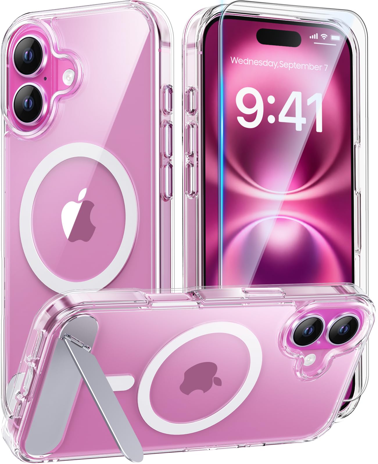 Photo 1 of Ratcase Magnetic for iPhone 16 Case with Stand Clear