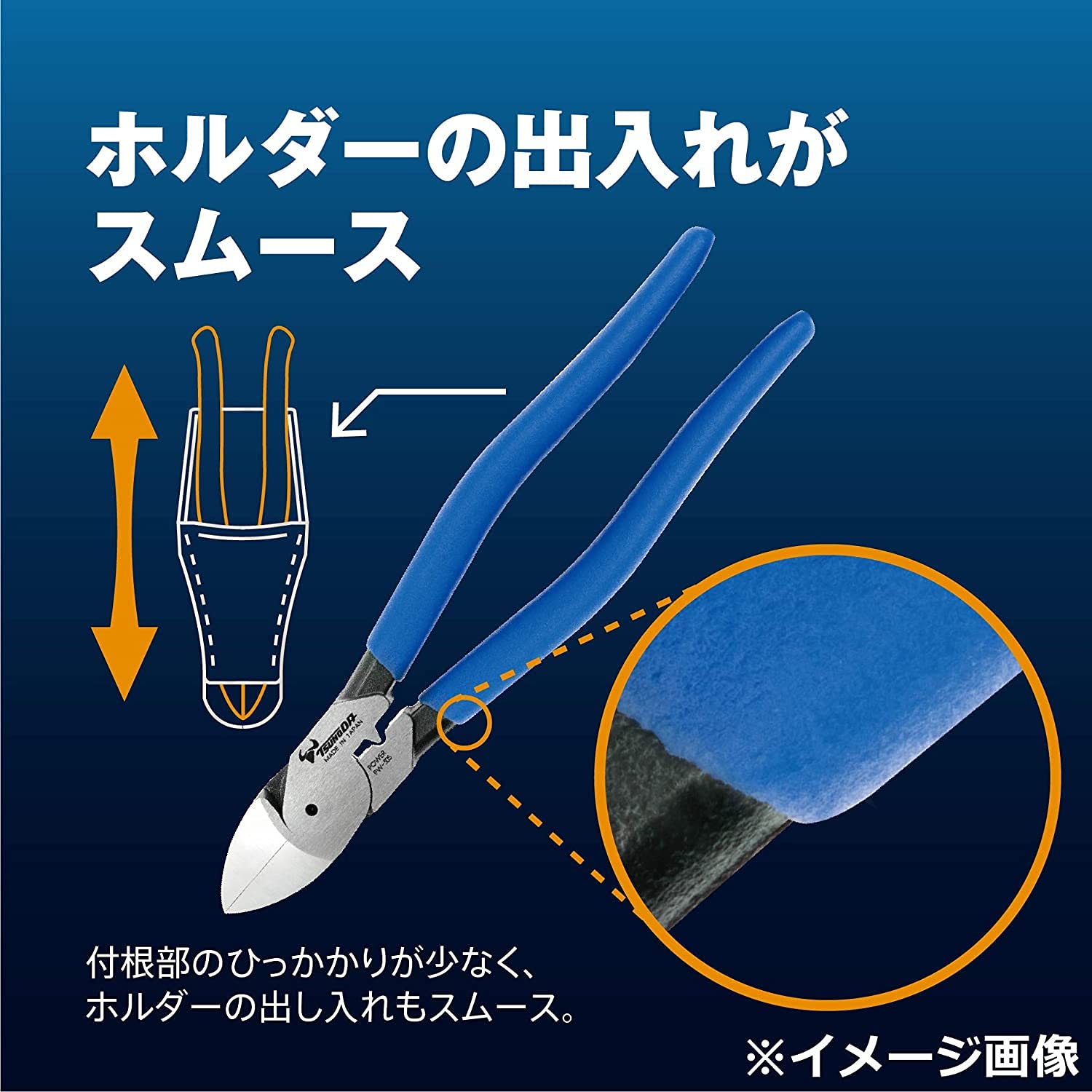 TSUNODA, Szczypce kombinowane z wysoką dźwignią PW-115 z zaciskarką, 23 cm