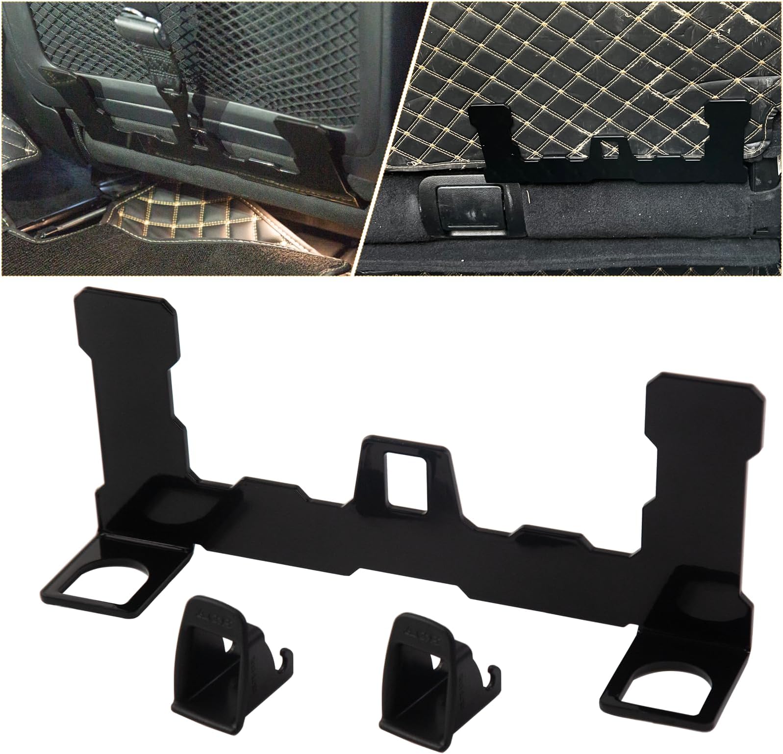 Car Seat Latch Anchor Kit - Converts Older Cars to ISOFIX Compatibility Interface, Child Safety Car Seat Adapter Tether Bracket Mount for Vehicles Heavy-Duty Steel Easy Install (Check Size Before Buy)