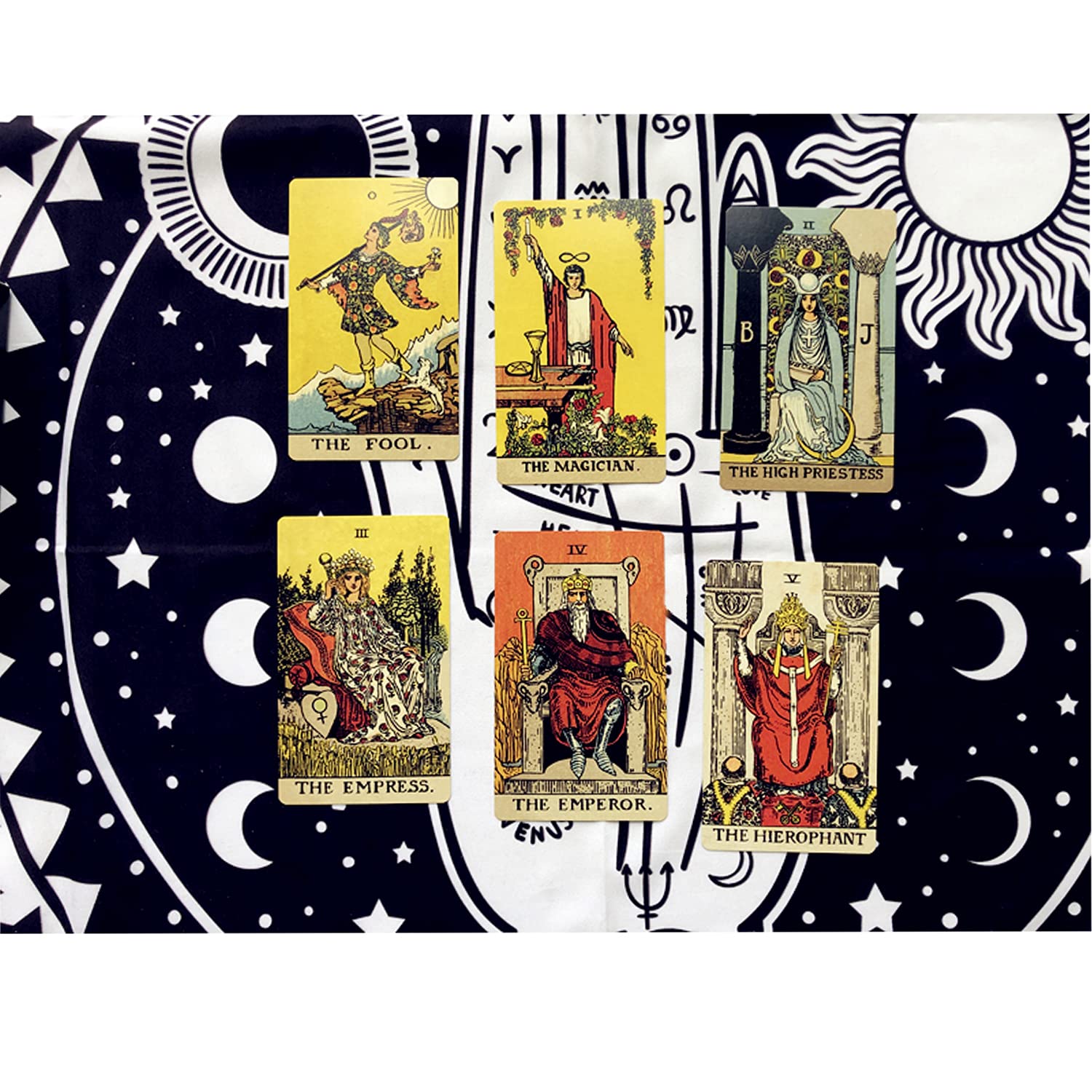 Tarocchi Classici Rider Waite – Mazzo da 78 Carte – Lettura, Meditazione, Gioco da Tavolo – Per Principianti ed Esperti – Compatto, Portatile, Ottima Idea Regalo