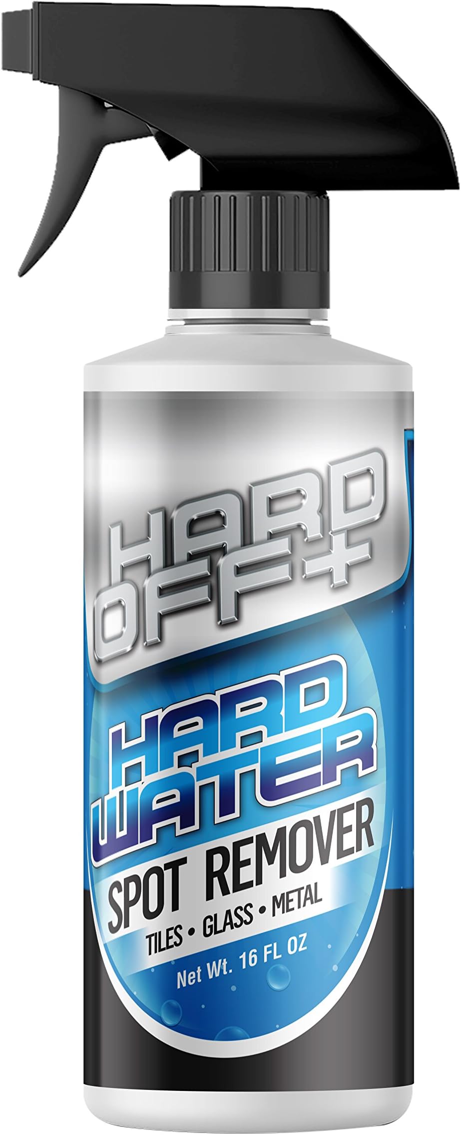 Hard Off+ Hard Water Stain and Spot Remover For Bathroom, Shower Doors, Glass, Tile and Metal 16oz