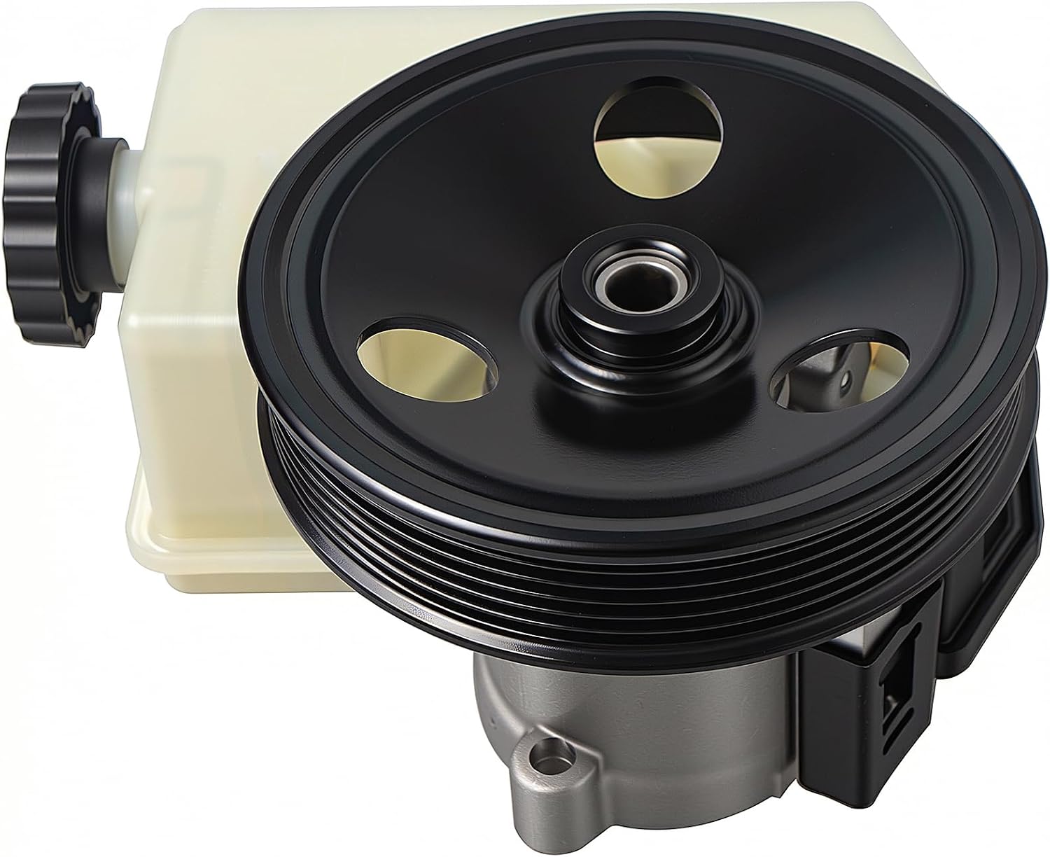 AUQDD 20-64610 Power Steering Pump w/Pulley (For V6-3.7L) Compatible With 2002 03 04 05 2006 Je-ep Liberty (Power Assist Pump Replace 96-64610 52088710AA 52088710AD 53013493AA 4892371AA 733-75141)