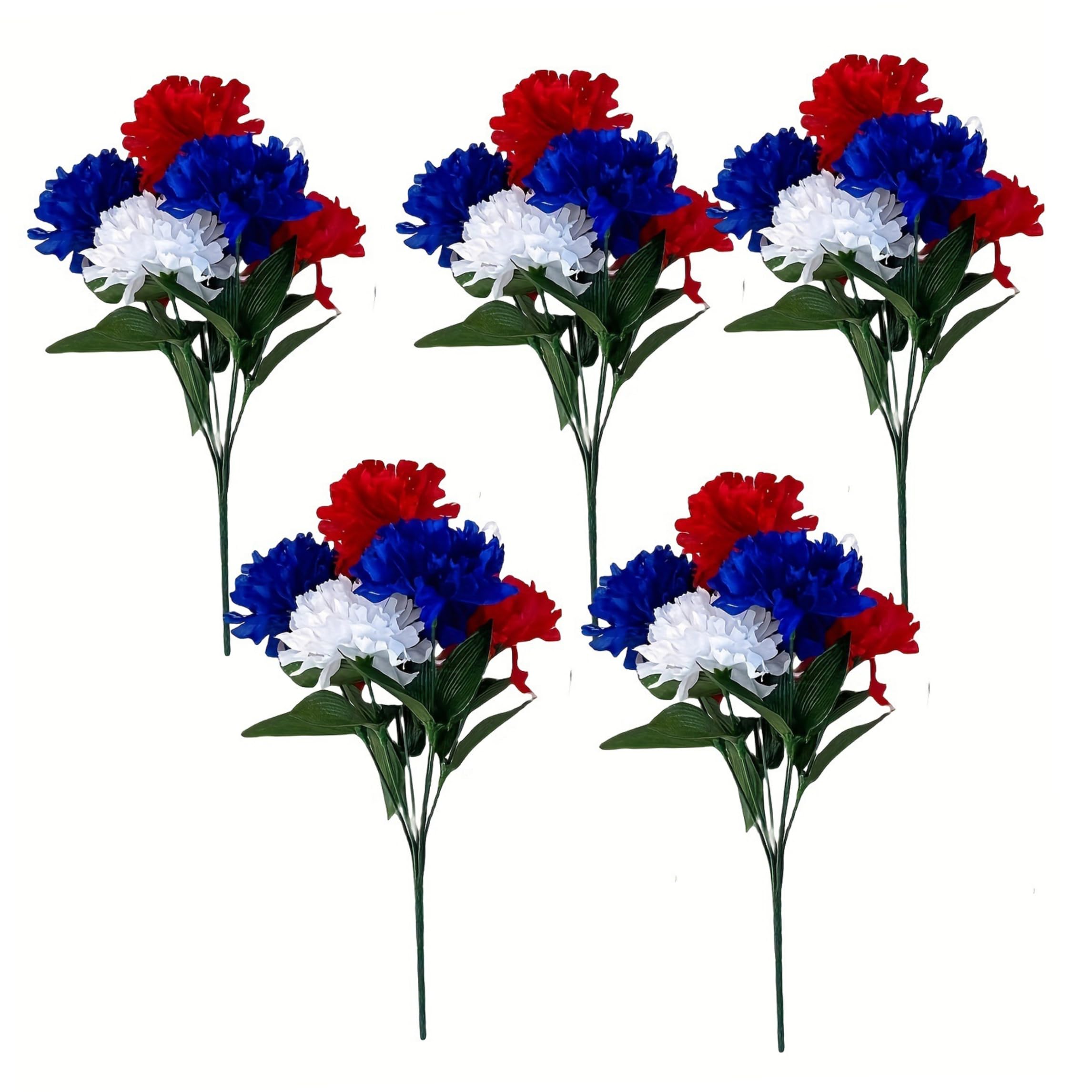 Fleurs artificielles de cimetière durables pour remplacer les plantes fanées sur les tombes