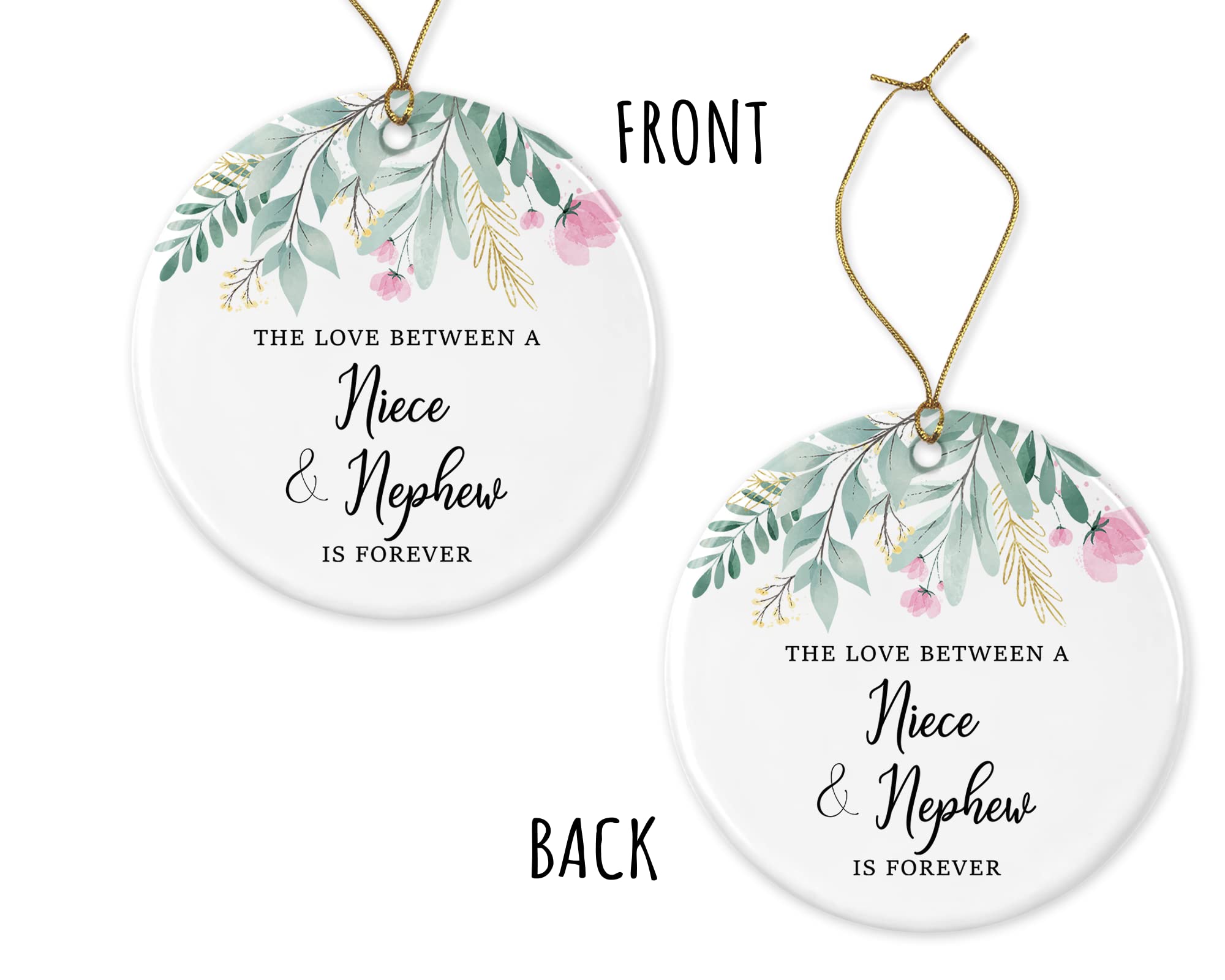 Niece and nephew christmas ornaments Clearance