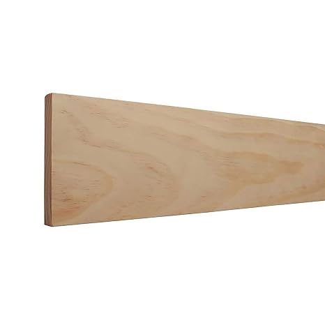 1/2 in. Thick X 1.5 in. X 24 in. Solid Pine Board (6 Pieces)