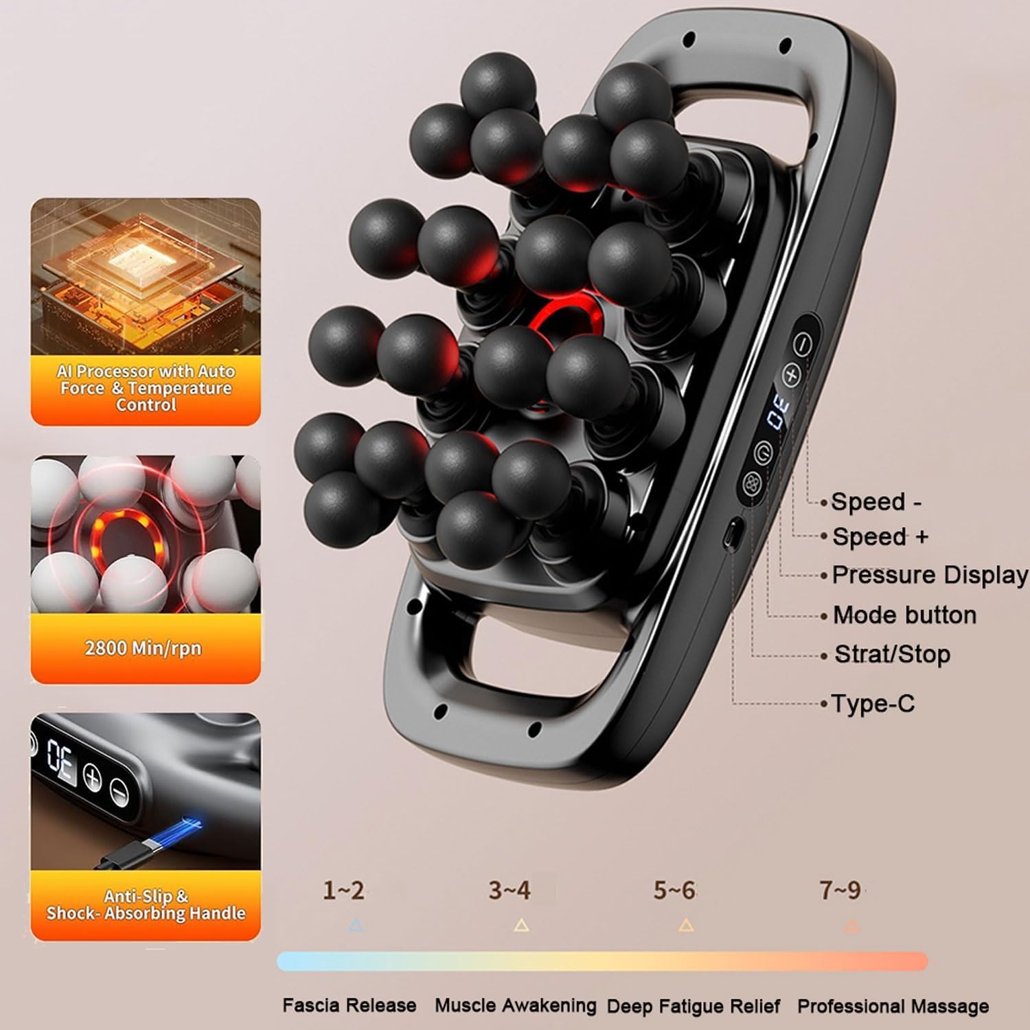 massage gun in travel bag