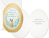 Vista 2 de Hallmark Tarjetas de Pascua, bendiciones a nuestro alrededor (6 tarjetas de Pascua vintage con sobres)