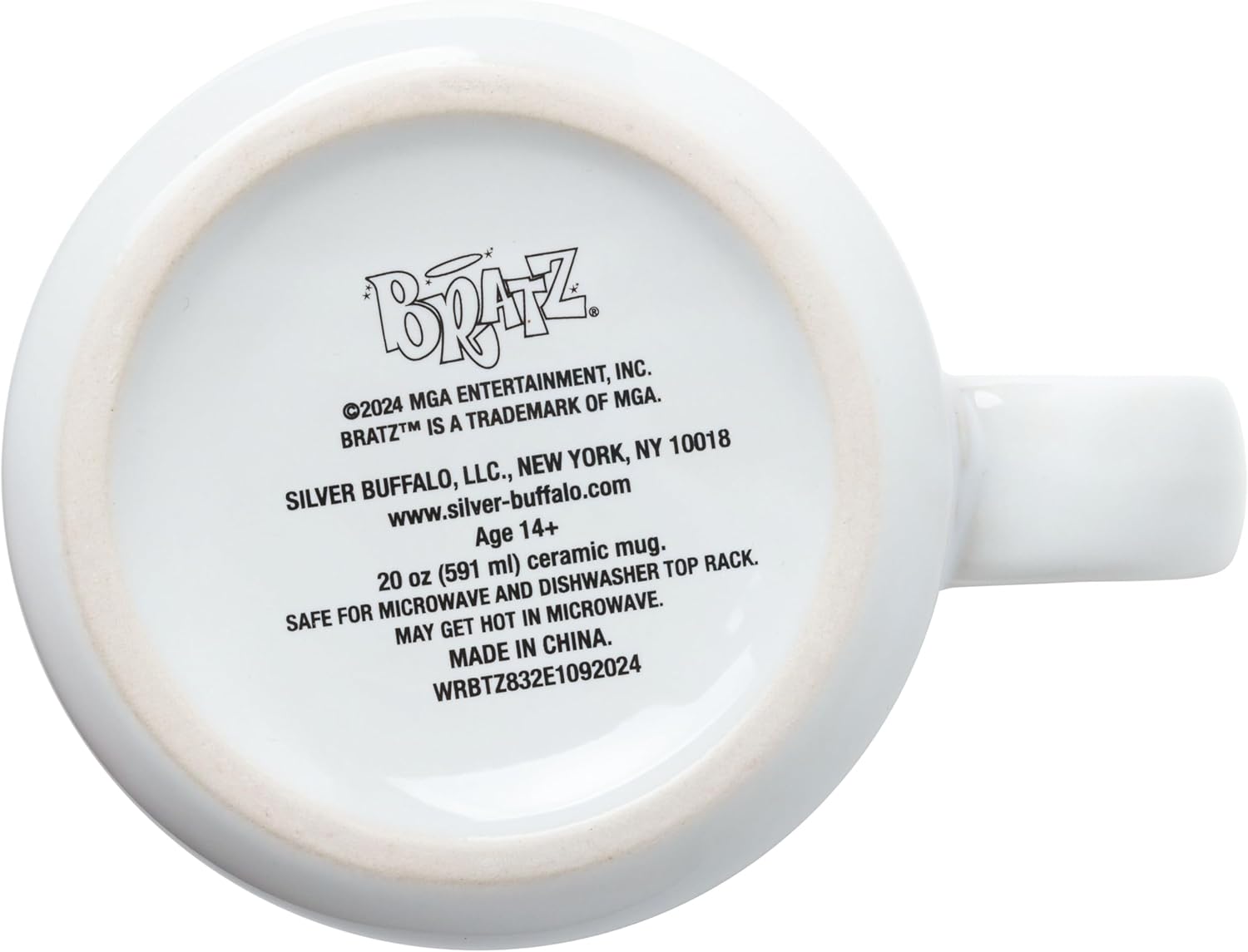Silver Buffalo Bratz “Dump Him” Featuring Sasha, Yasmin, Cloe, and Jade Ceramic Camper Mug, 20 Ounces - Image 4
