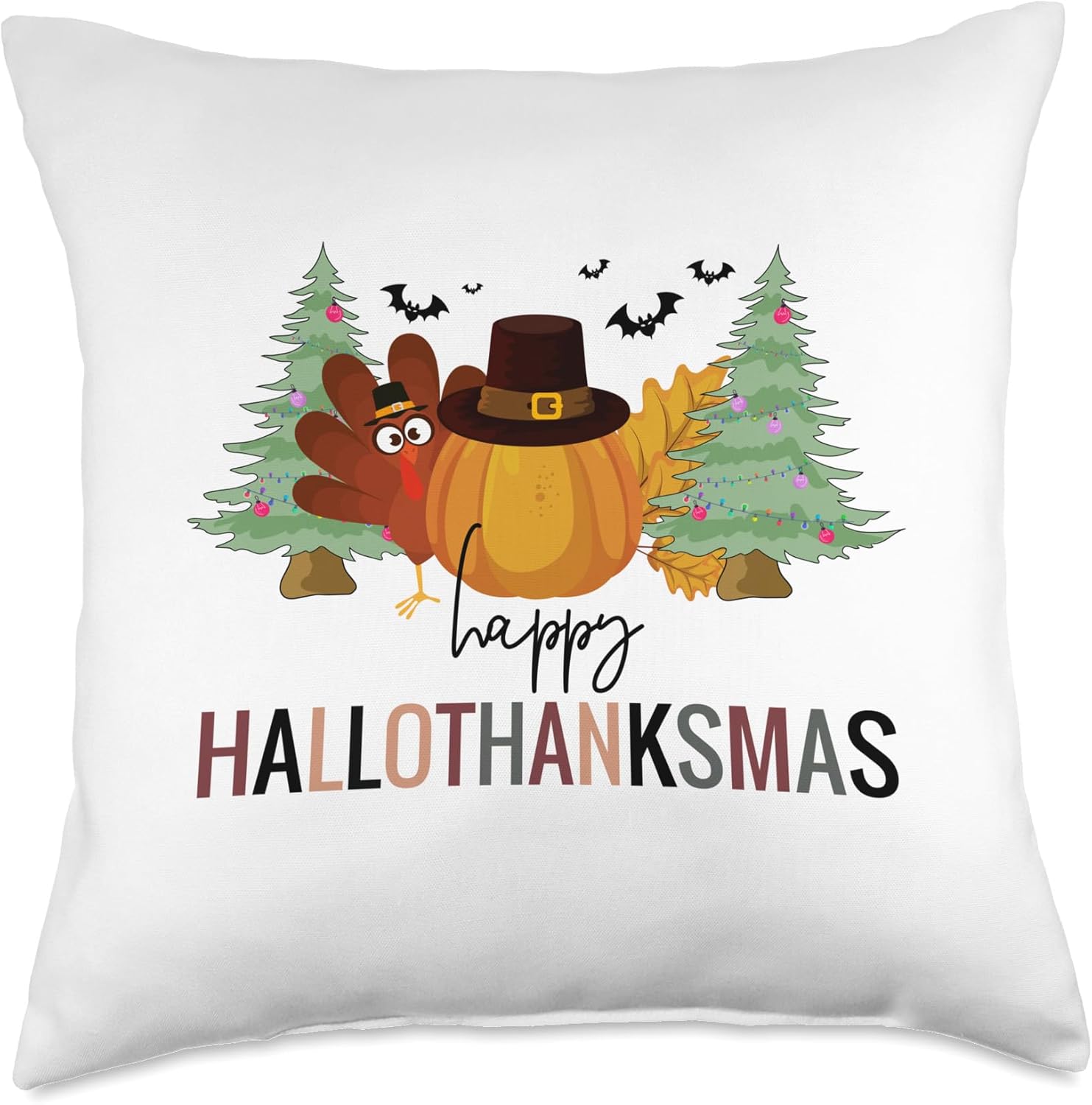 Festive Mash Up Halloween Thanksgiving Christmas Holiday