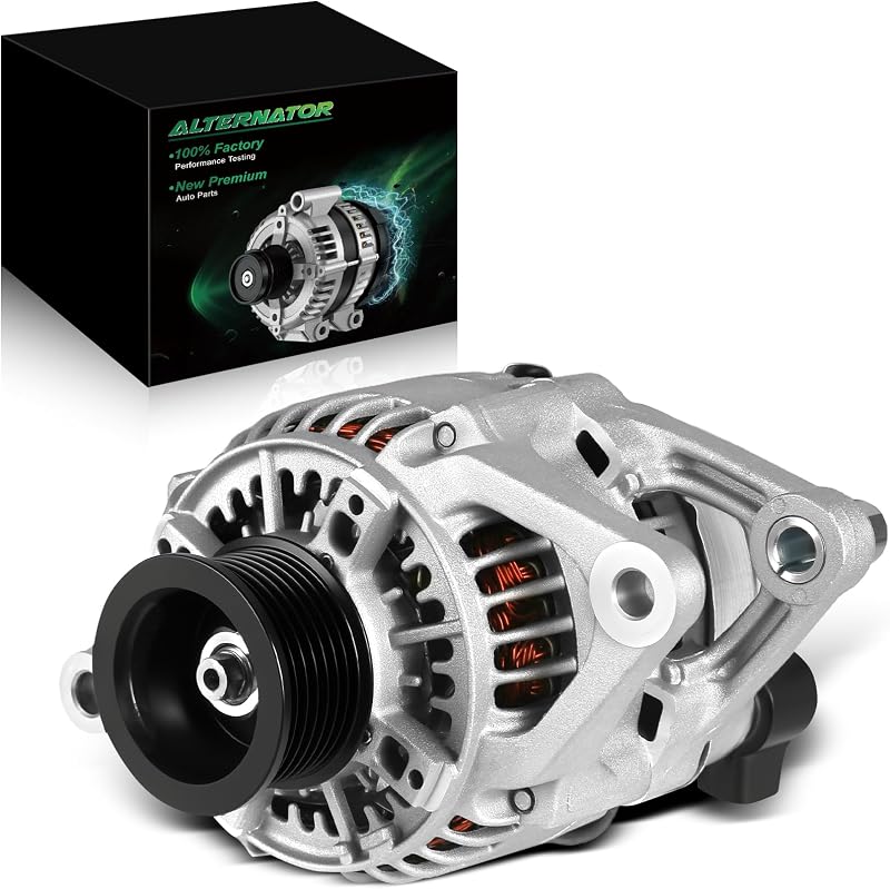 Alternador SZKAIDAG 12 V 117 A para Dodge Ram, Dakota e Durango – Polia de 7 canais