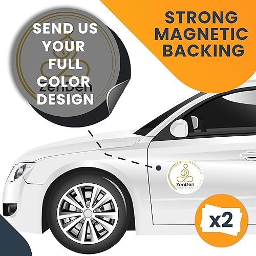 Miniatura 41 de Magnet Me Up Custom 12x18 Inch Car Magnets and Decals, 2 PK, Custom Car Magnets for Businesses, Advertising, Personal Use, Gift, Choose Your Text