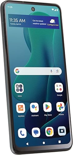 Miniatura 7 de total wireless Motorola Moto g 5G (2024) Teléfono inteligente prepagado bloqueado, 128 GB, gris - Incluye plan de 30 días para llamadas, mensajes
