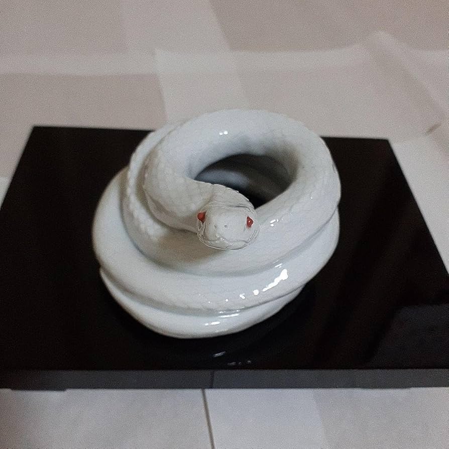 白蛇　財運　金運　白ヘビ Amazon.co.jp: 金運財運 白蛇 白ヘビ とぐろ巻き 守り神 : おもちゃ