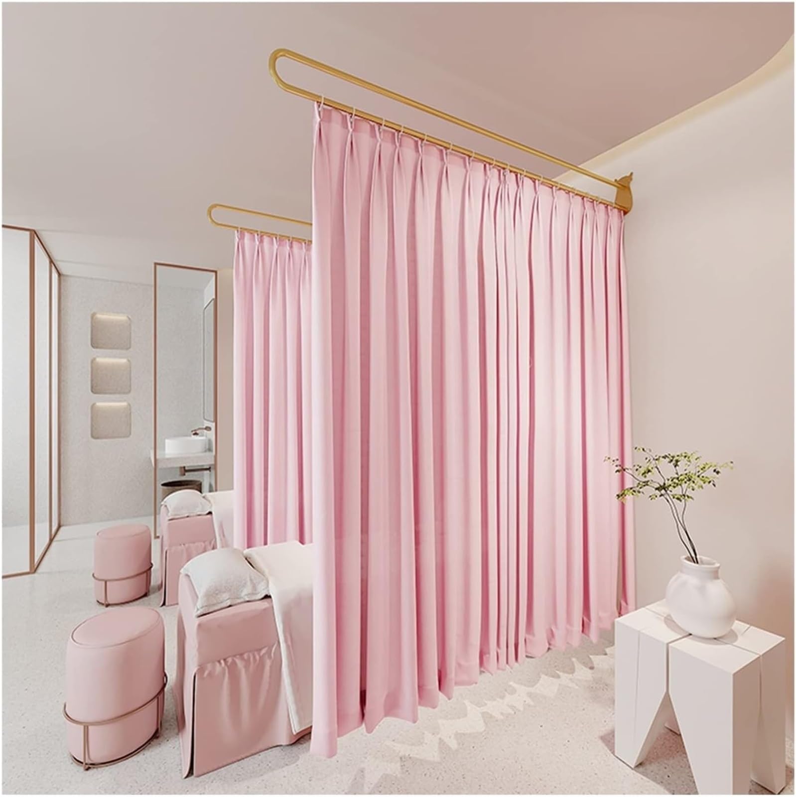 Rideau de séparation pour salon de beauté et cabine de soin esthétique