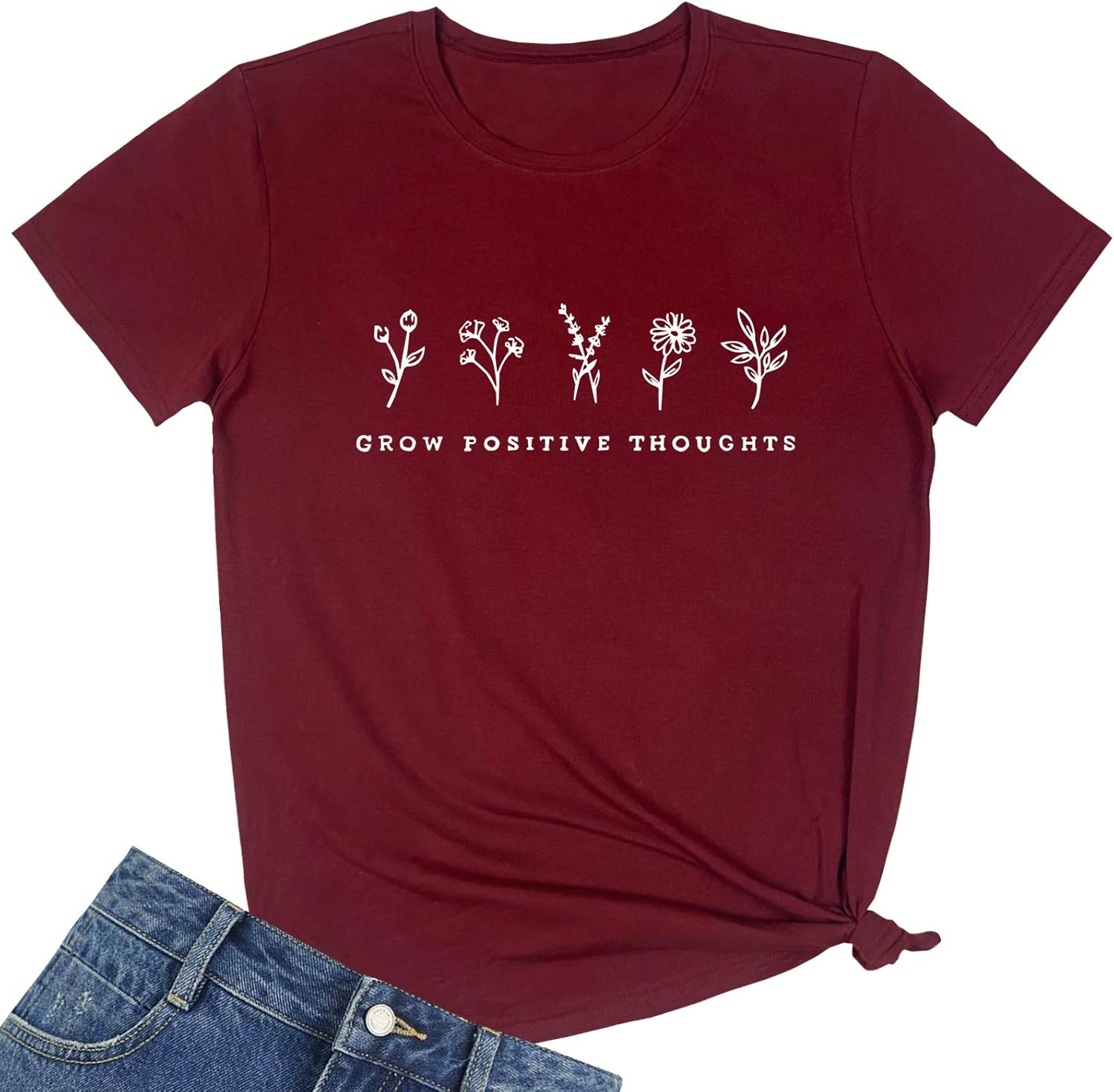 BLACKMYTH Women Cute Graphic T Shirts Summer Tops