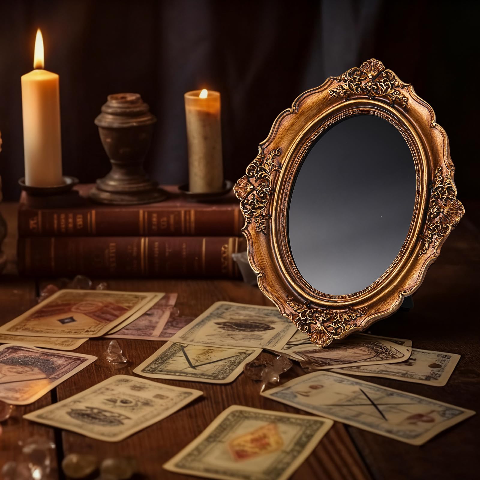 Amazon.com: AceOrbit Black Obsidian Style Scrying Mirror with