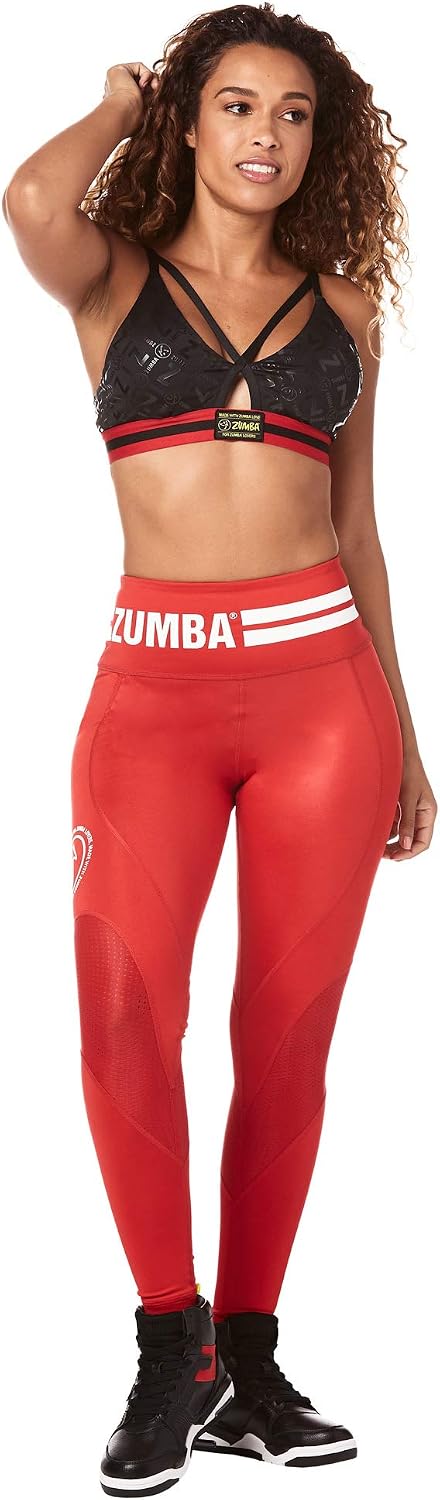 Zumba Comfy Elastici Fitness Leggings a Vita Alta Fitness Pantaloni Donna da  Allenamento lencicol Donna Abbigliamento