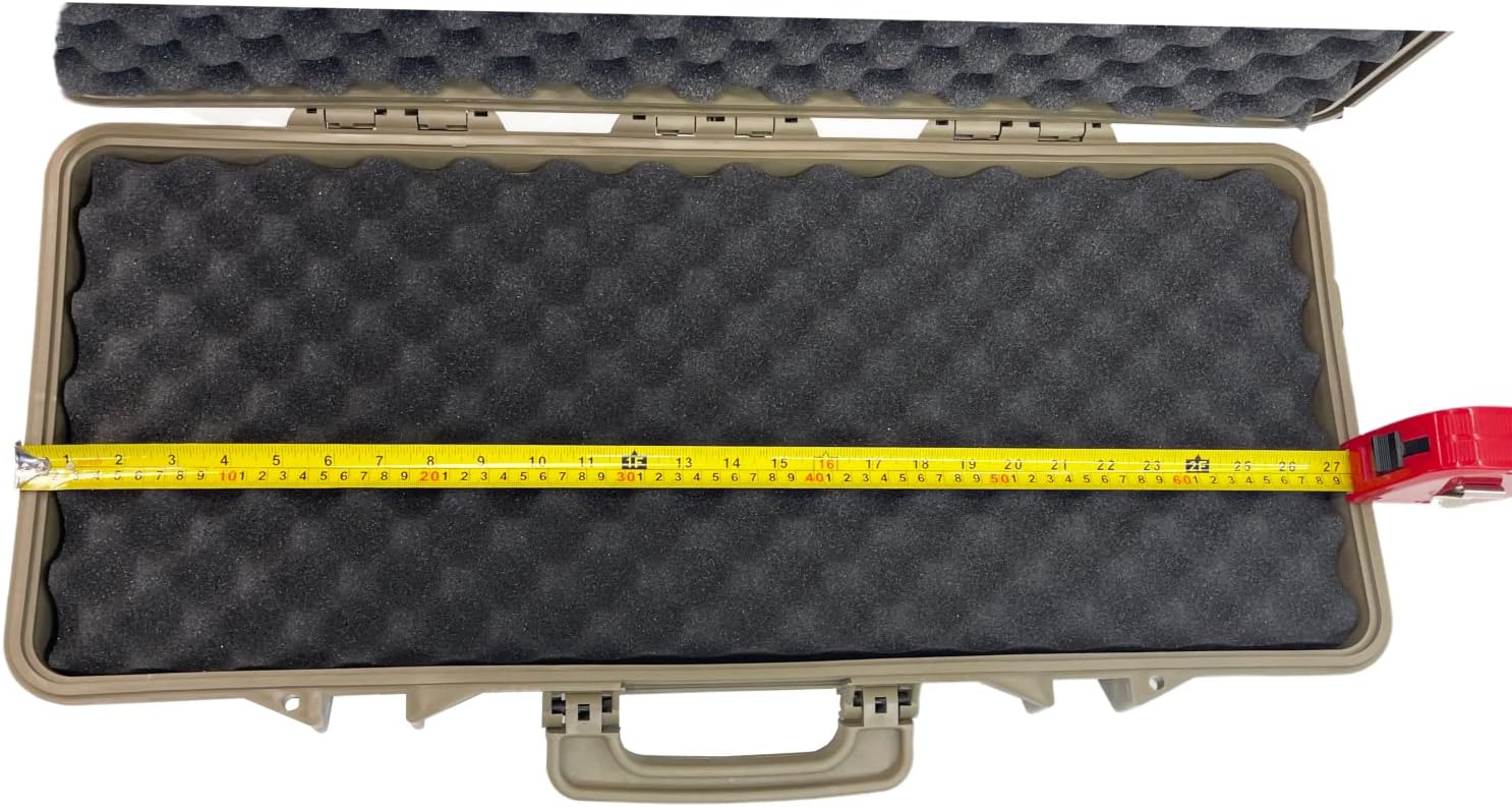 SRC Foam Padded Plastic Airsoft Rifle Gun Case