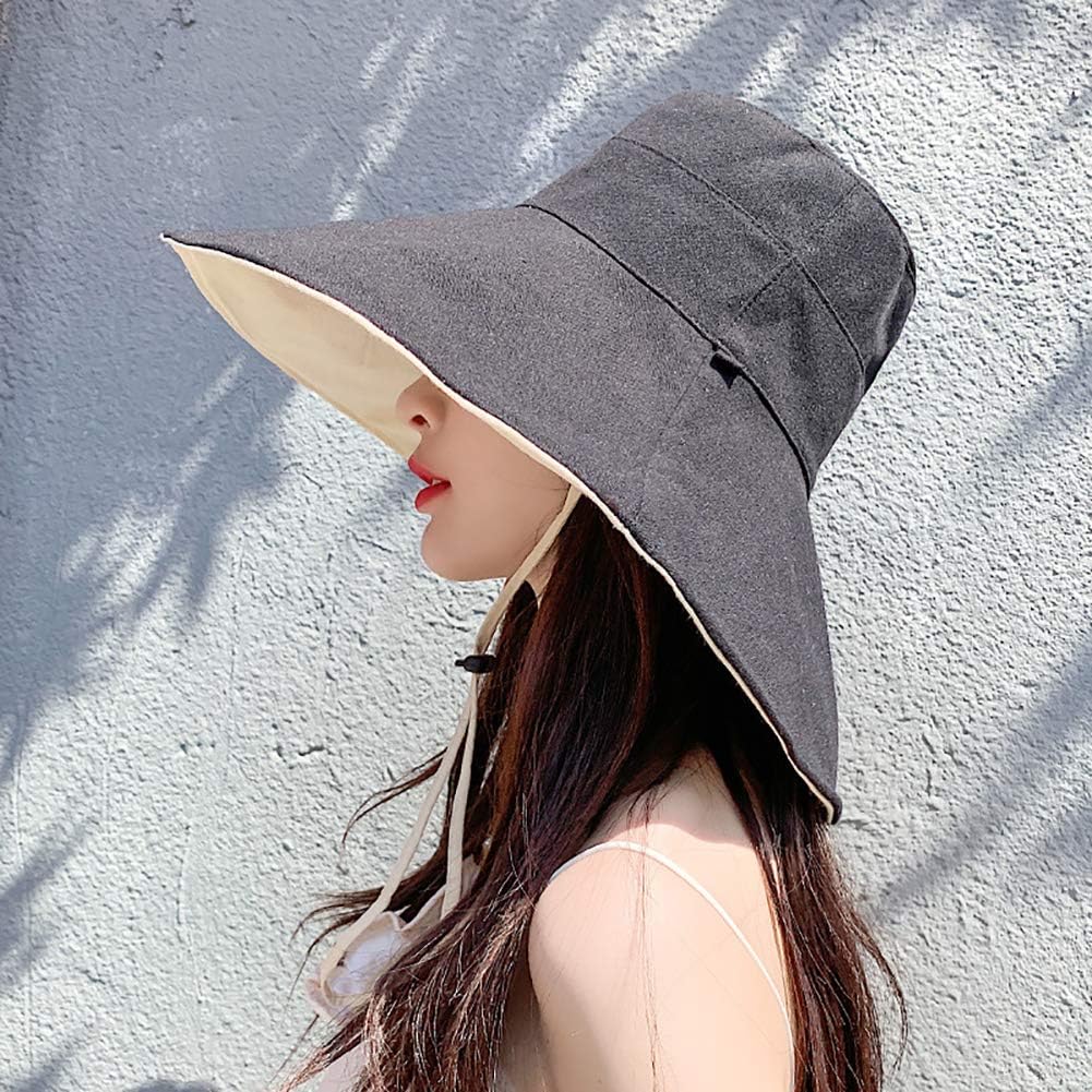 FaroDor Women's Reversible Bucket Hat UV Protection Packable Travel Cap Wide Brim Sun Hats - Image 2
