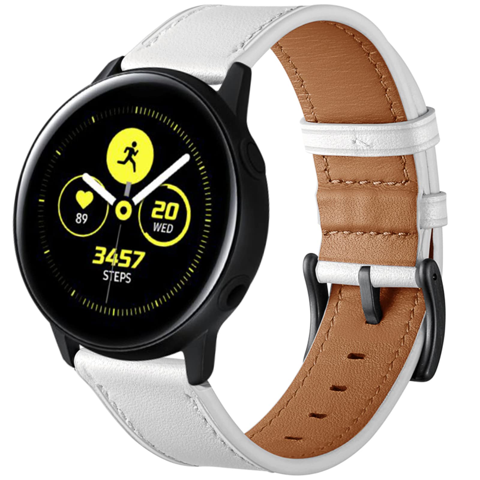 Correas de cuero para Amazfit GTS 4 / GTS 4 Mini/GTS 3 / GTS2 / GTS 2e, 20 mm de liberación rápida correas de reloj de repuesto para Amazfit Bip 3 Pro/Bip U Pro/Bip/Bip Lite/Bip S