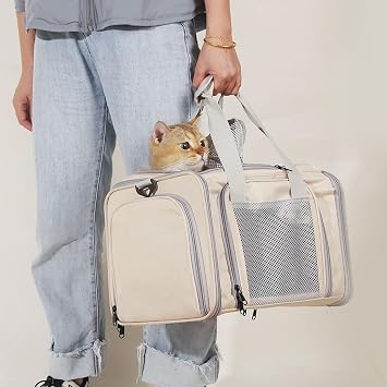 Dog Carrier Airline Approved Breathable Soft Crate