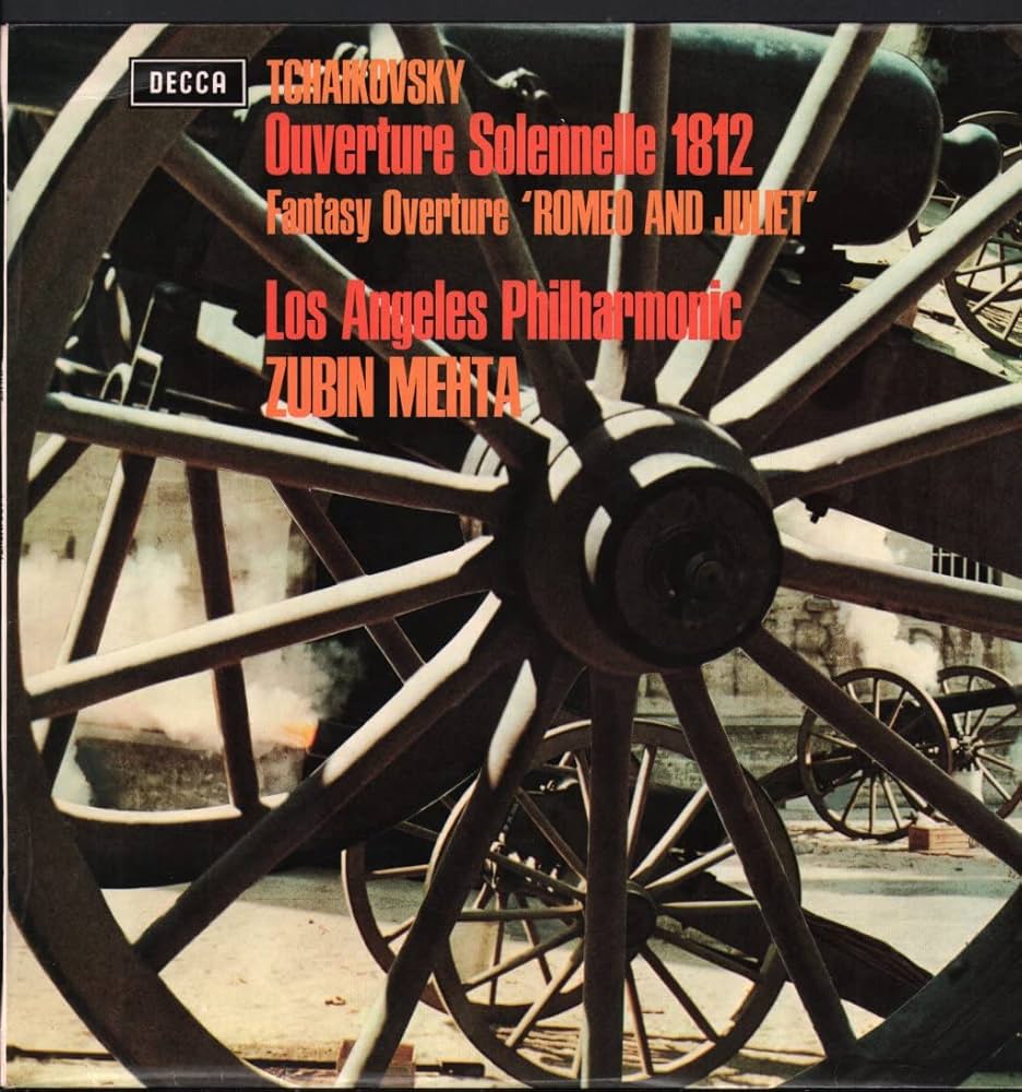 英LP Zubin Mehta, Los Angeles Philharmonic Orchestra Tchaikovsky: Overture Solennelle 1812 / Fantasy Overture Romeo Juliet /00260 Overture Solennelle 1812 / Fantasy Overture 'Romeo And